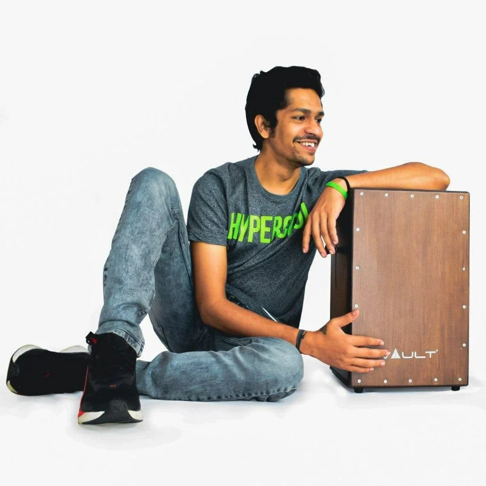 Vault Beatbox Birch Wood Cajon with Adjustable Snare with 3 Year Warranty - Image 5