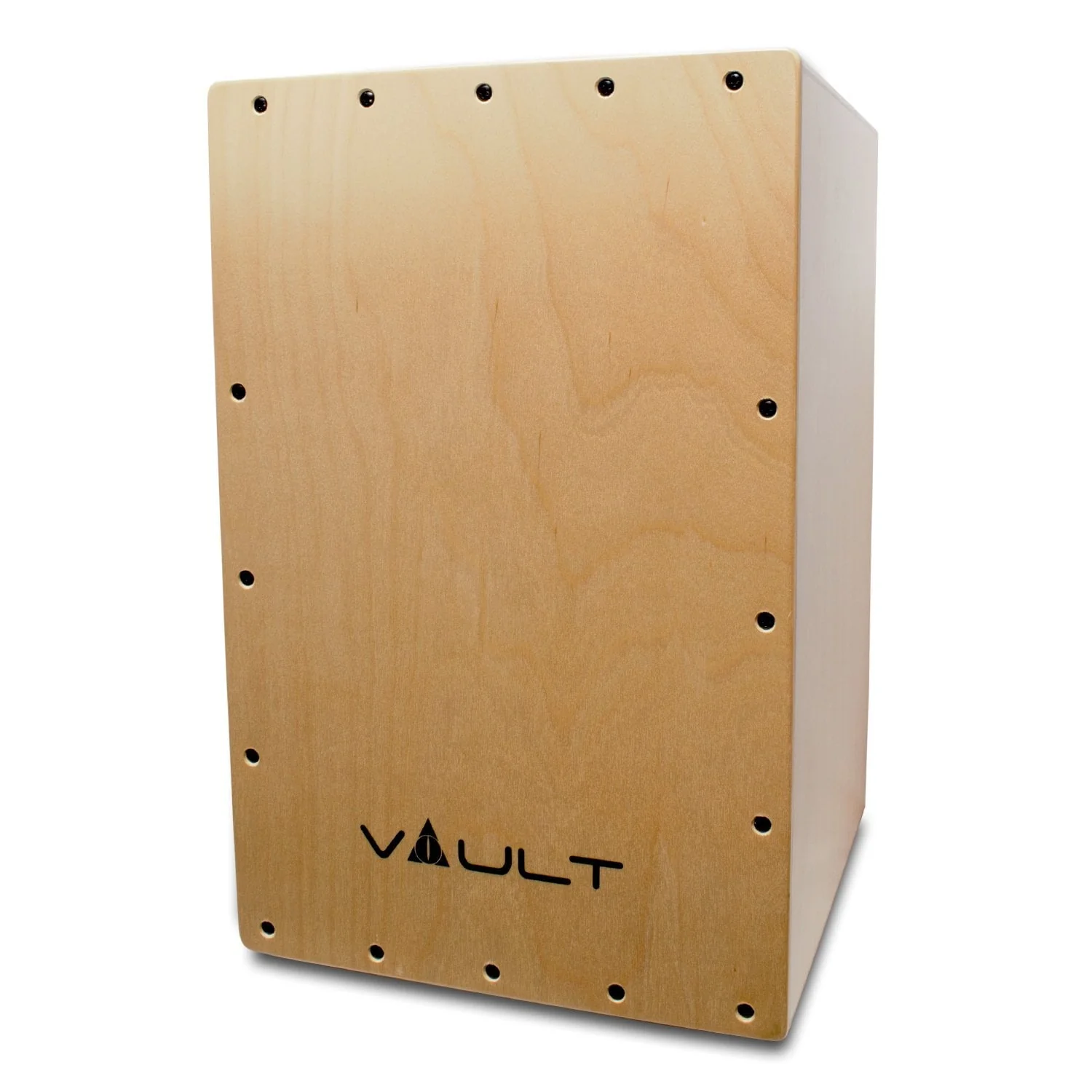 Vault BCJ-24 Birch/Black/Zebra Wood Cajon with Adjustable Snare - Image 4