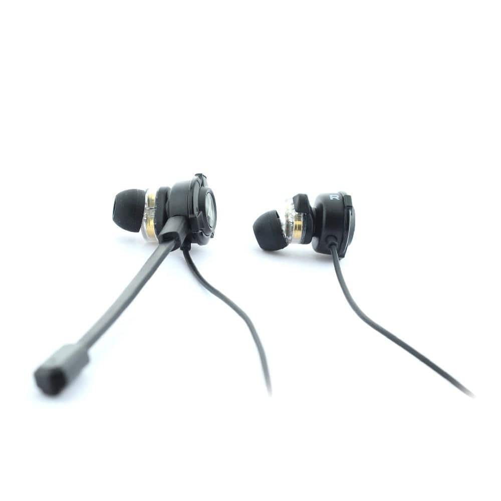 Vault Buds Duo Voice Dual Driver Earphones with Adjustable Boom & In-line Mic, Volume Control, Mute Switch & 3D Stereo Sound for iPhone, Android Phones, Tablets, PC, Laptop, PS4, PS5 & Xbox - Image 4