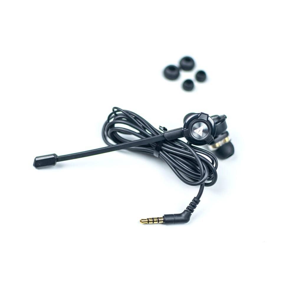 Vault Buds Duo Voice Dual Driver Earphones with Adjustable Boom & In-line Mic, Volume Control, Mute Switch & 3D Stereo Sound for iPhone, Android Phones, Tablets, PC, Laptop, PS4, PS5 & Xbox - Open Box - Image 6
