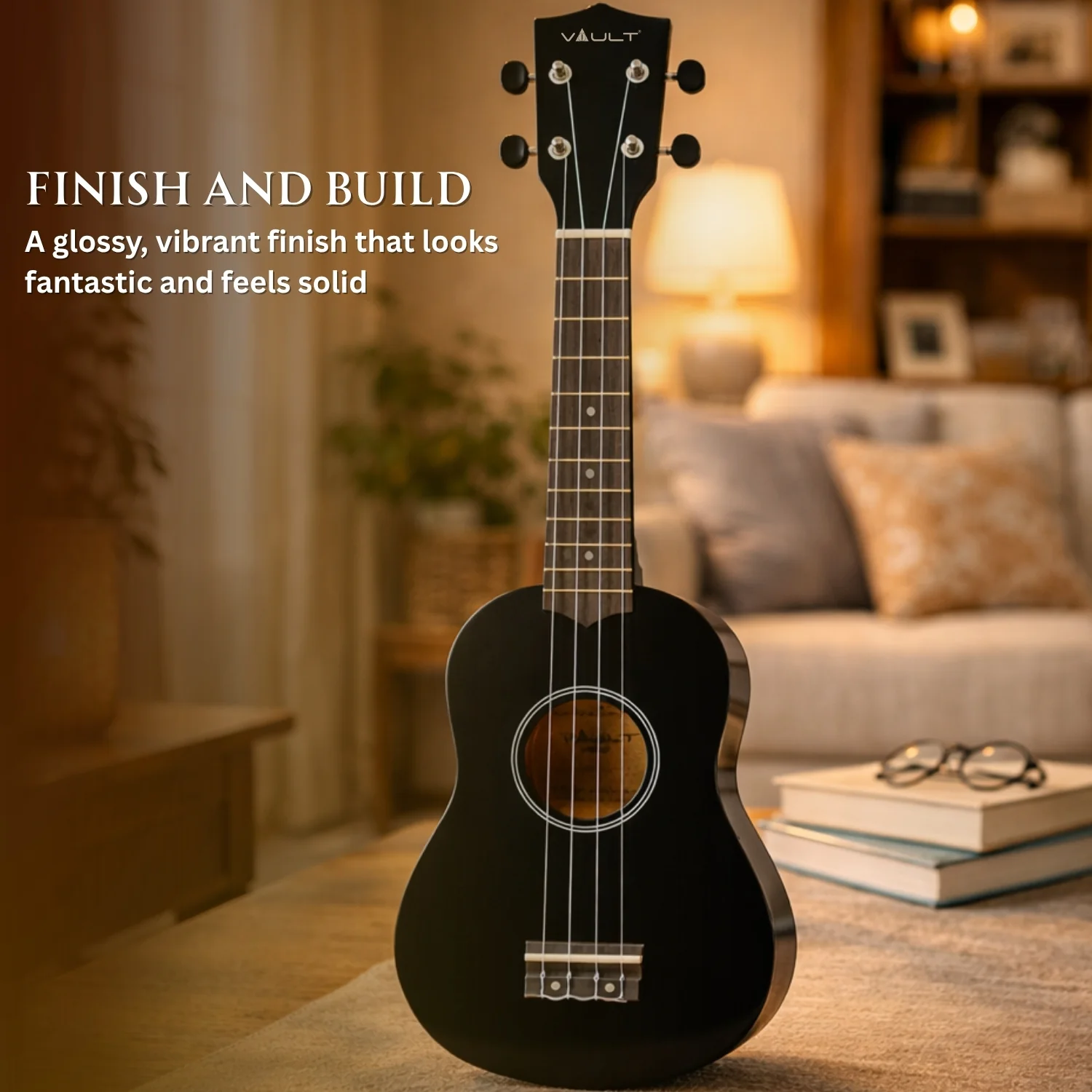 Vault UK-003 Soprano Colourful Ukulele 21 inch With Gig Bag - Image 4
