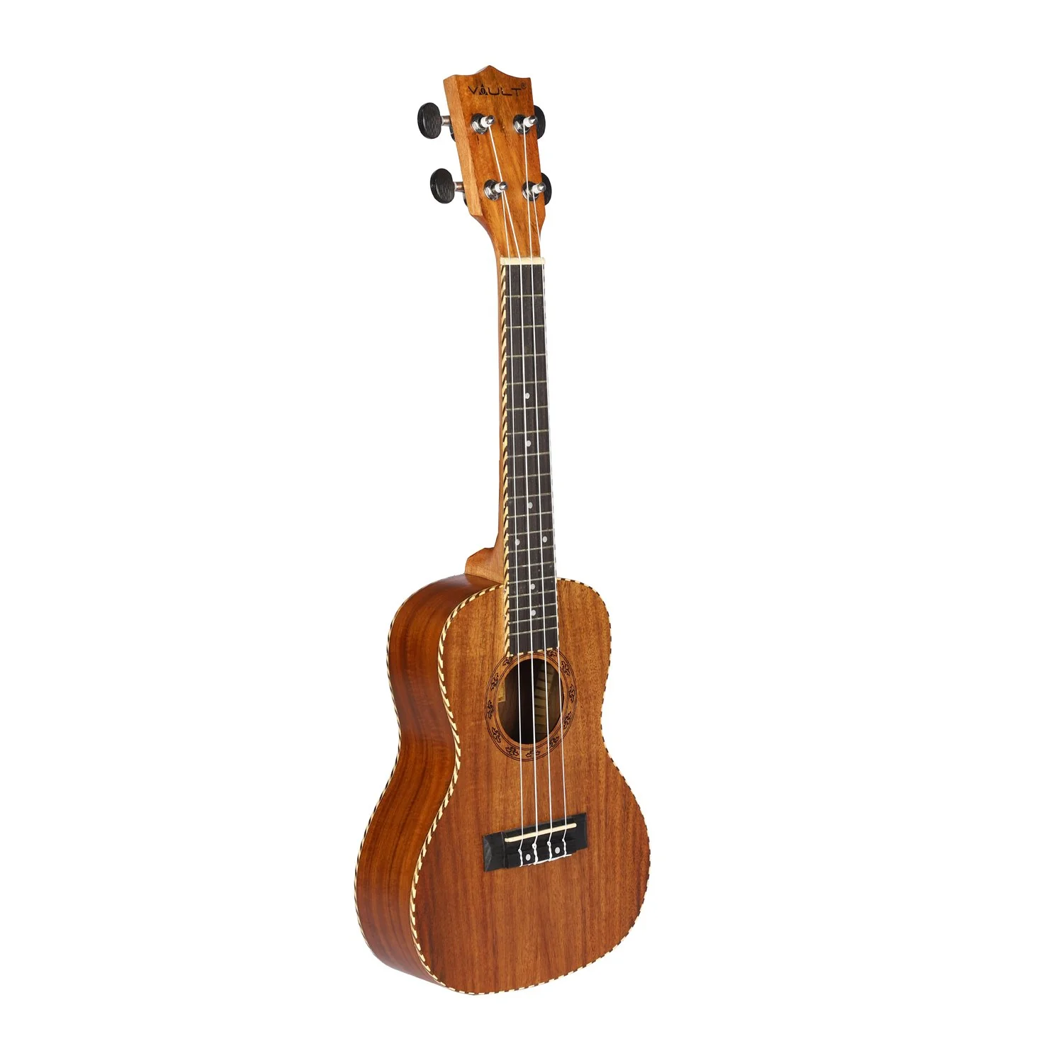 Vault UK-190 Rosetta Koa Concert Ukulele - Image 4