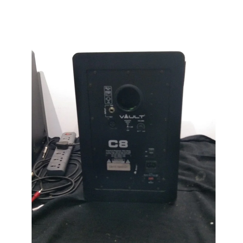 Vault C8 8-Inch Powered Studio Monitors With Isolation Foam Pads - Single - Open Box B Stock - Image 3