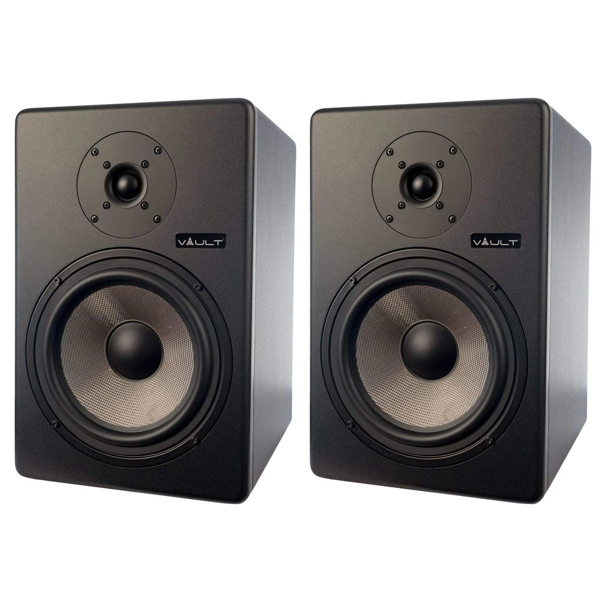 Vault C8 8" Powered Studio Monitor With Isolation Pads, Cables and Ebook - Pair - Image 4