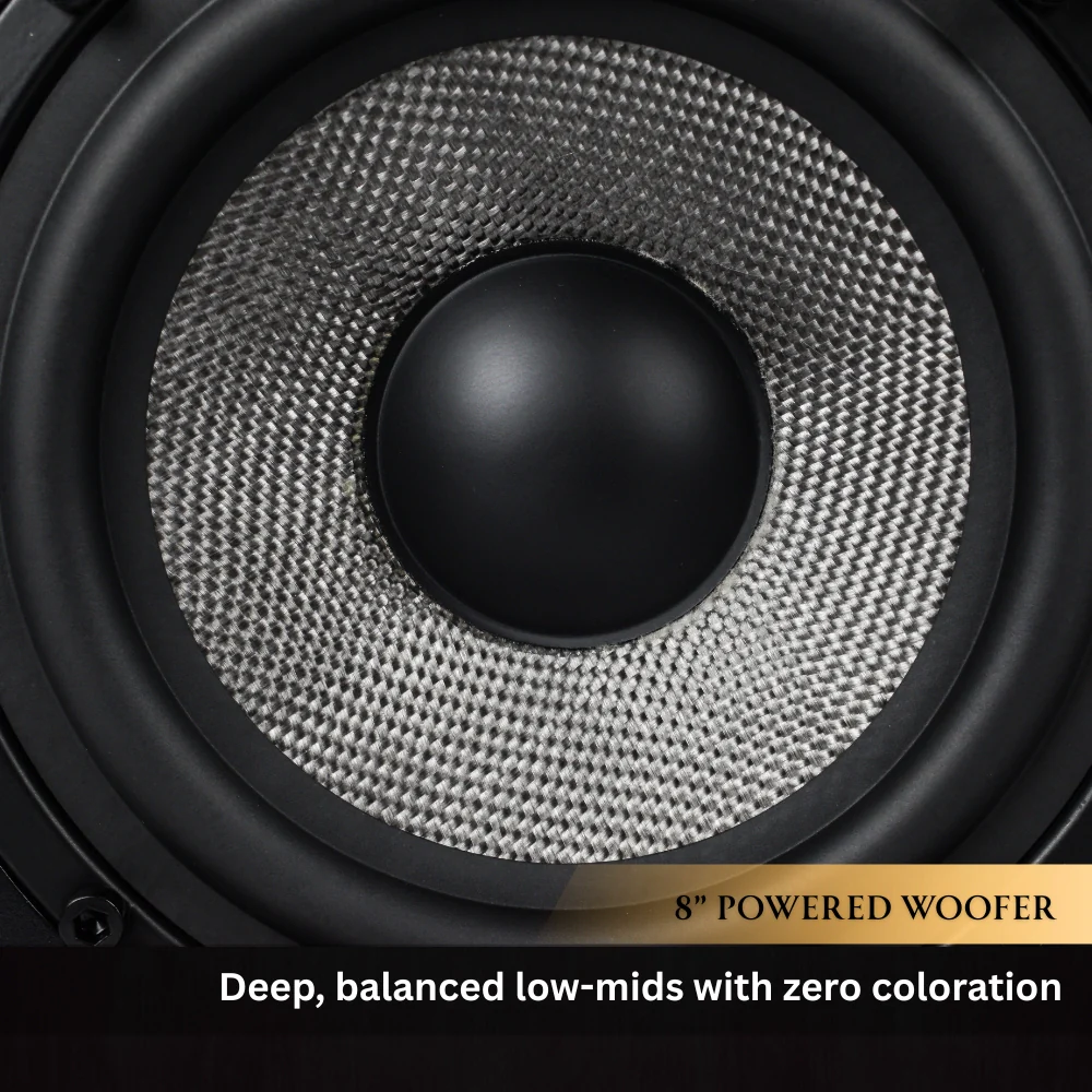 Vault C8 8" Powered Studio Monitors With Isolation Foam Pads - Image 5