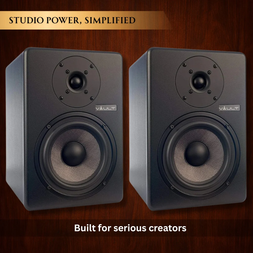Vault C8 8" Powered Studio Monitors With Isolation Foam Pads - Image 6