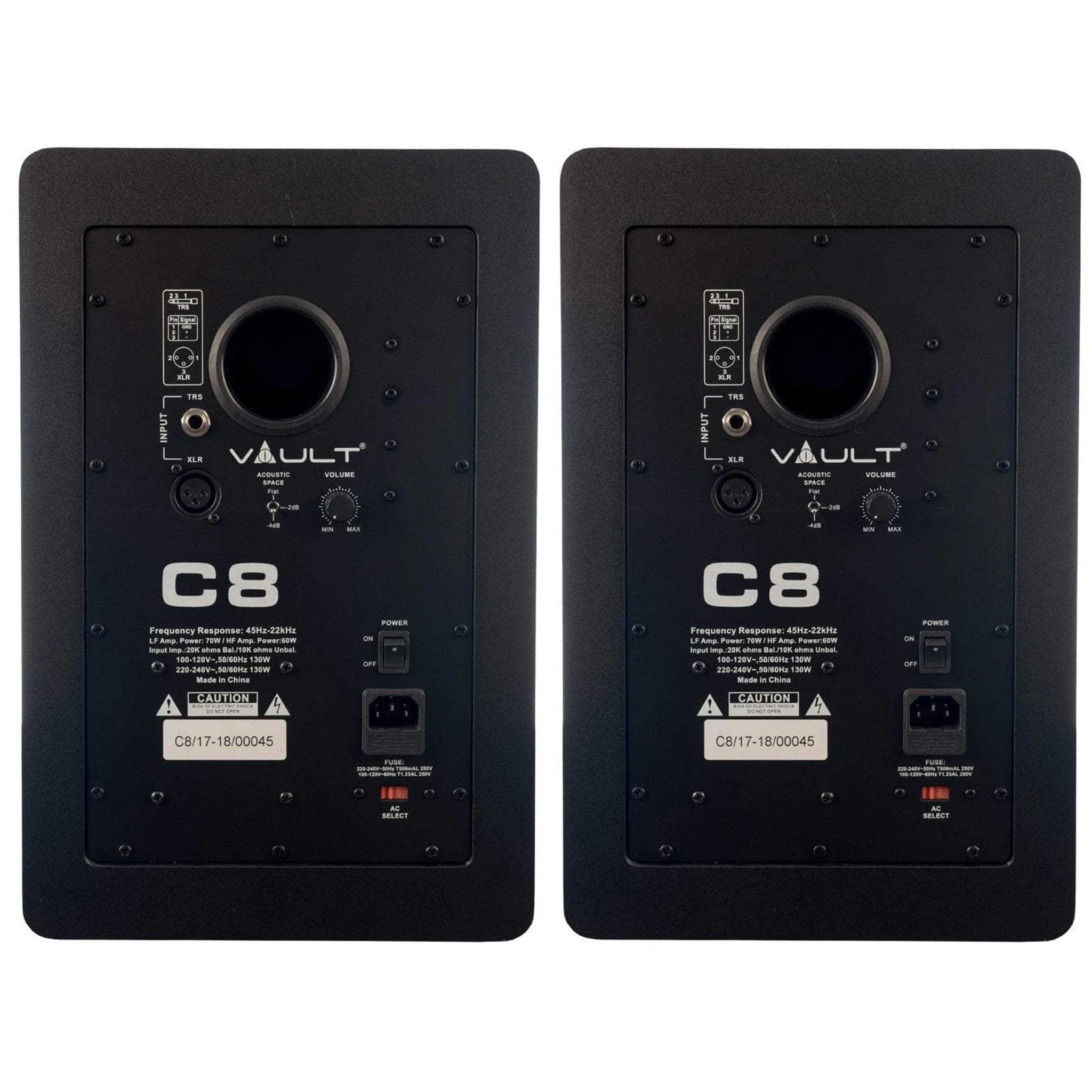 Vault C8 8" Powered Studio Monitors With Isolation Foam Pads - Image 9