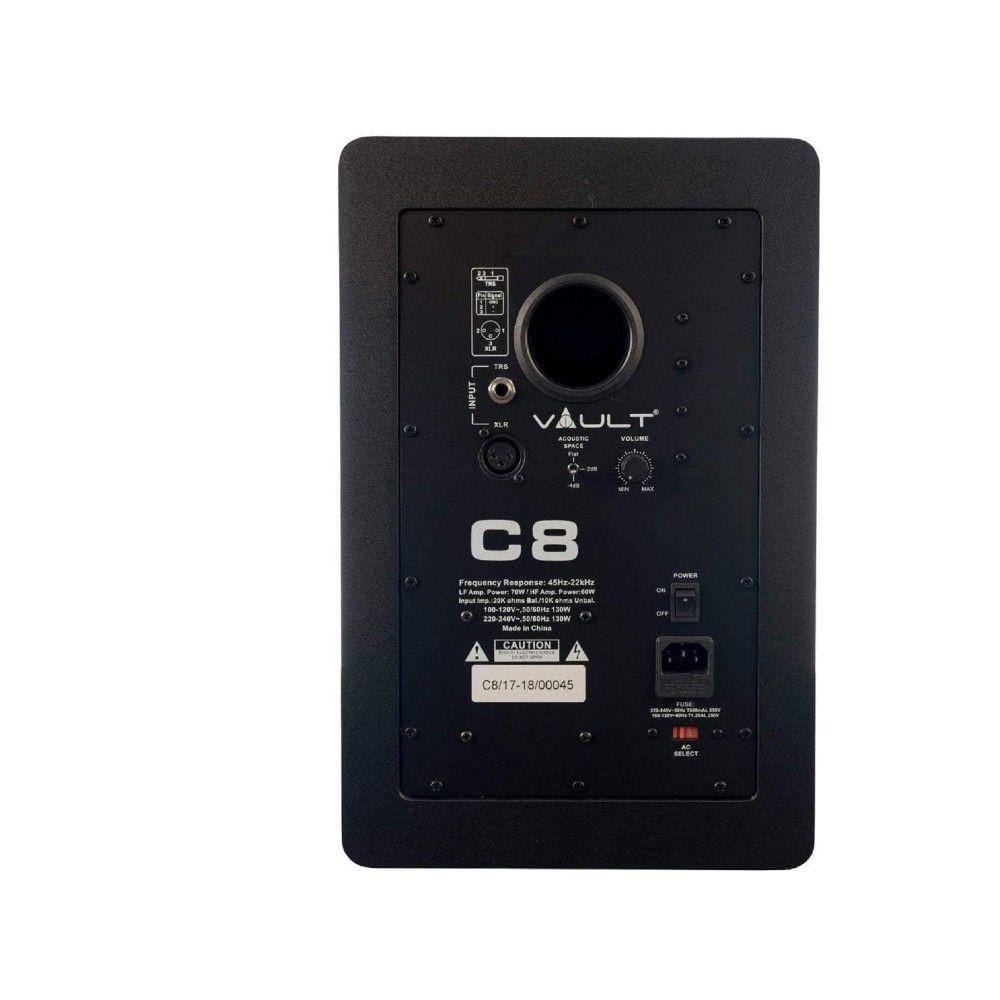 Vault C8 8-Inch Powered Studio Monitors - Pair - Open Box - Image 6