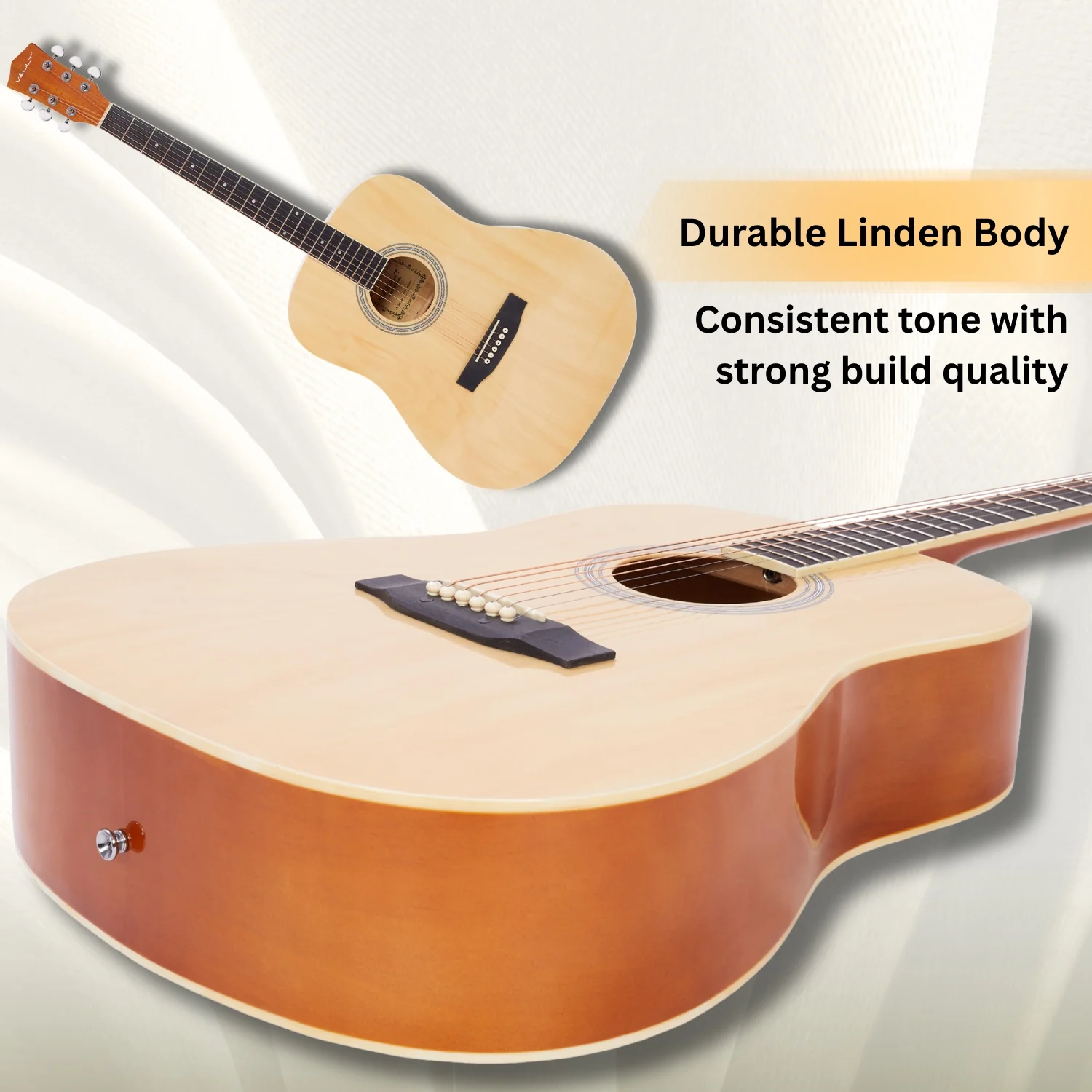 Vault DA20 Dreadnought Acoustic Guitar Kit - Image 6