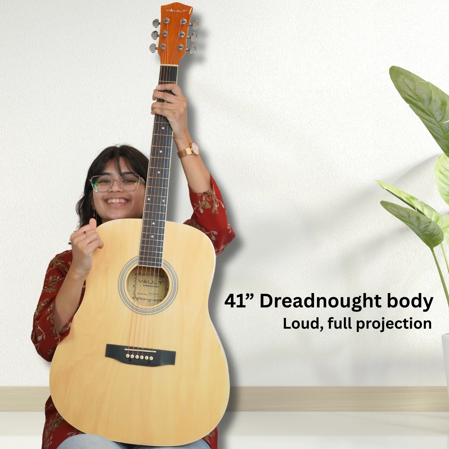 Vault DA20 Dreadnought Acoustic Guitar Kit - Image 8