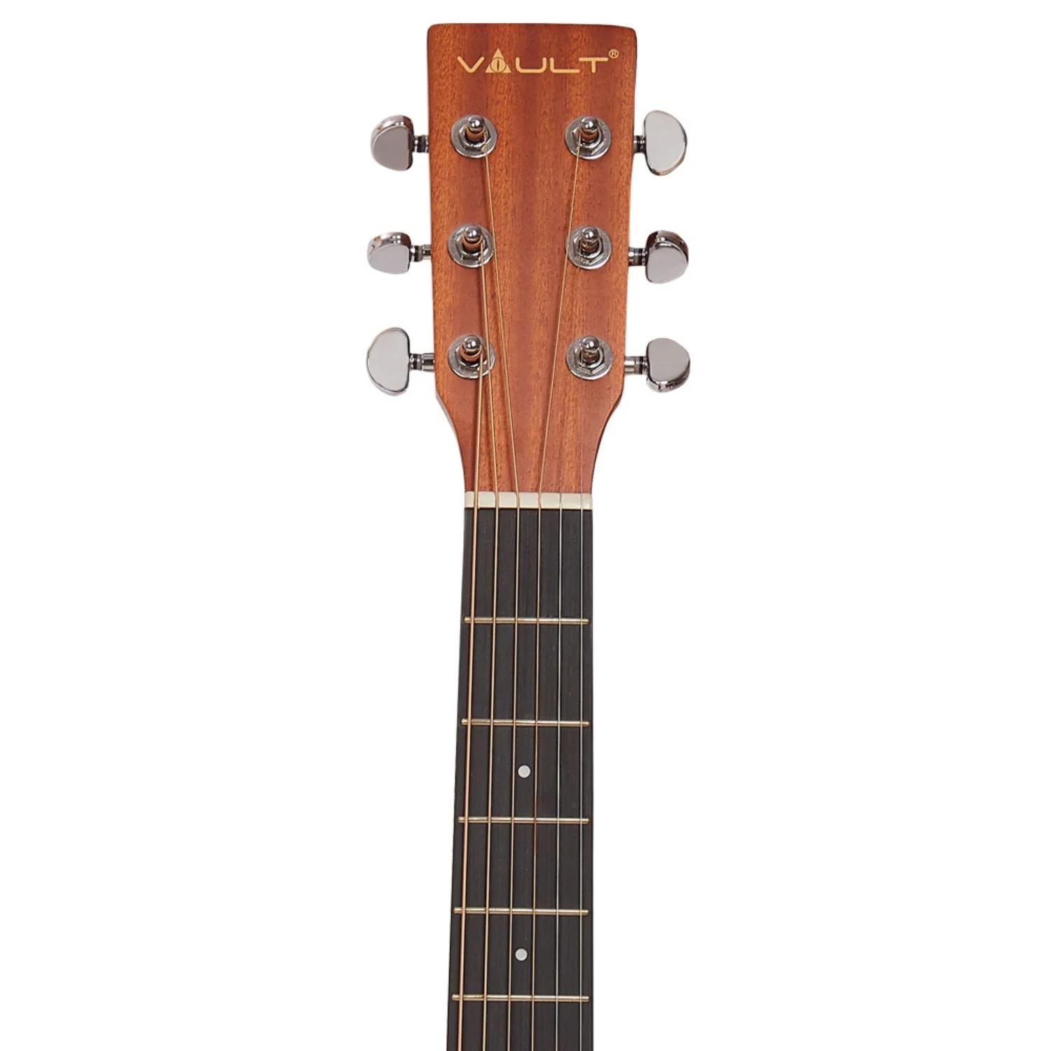 Vault DA25 41" Dreadnought Acoustic Guitar - Natural - Open Box - Image 5