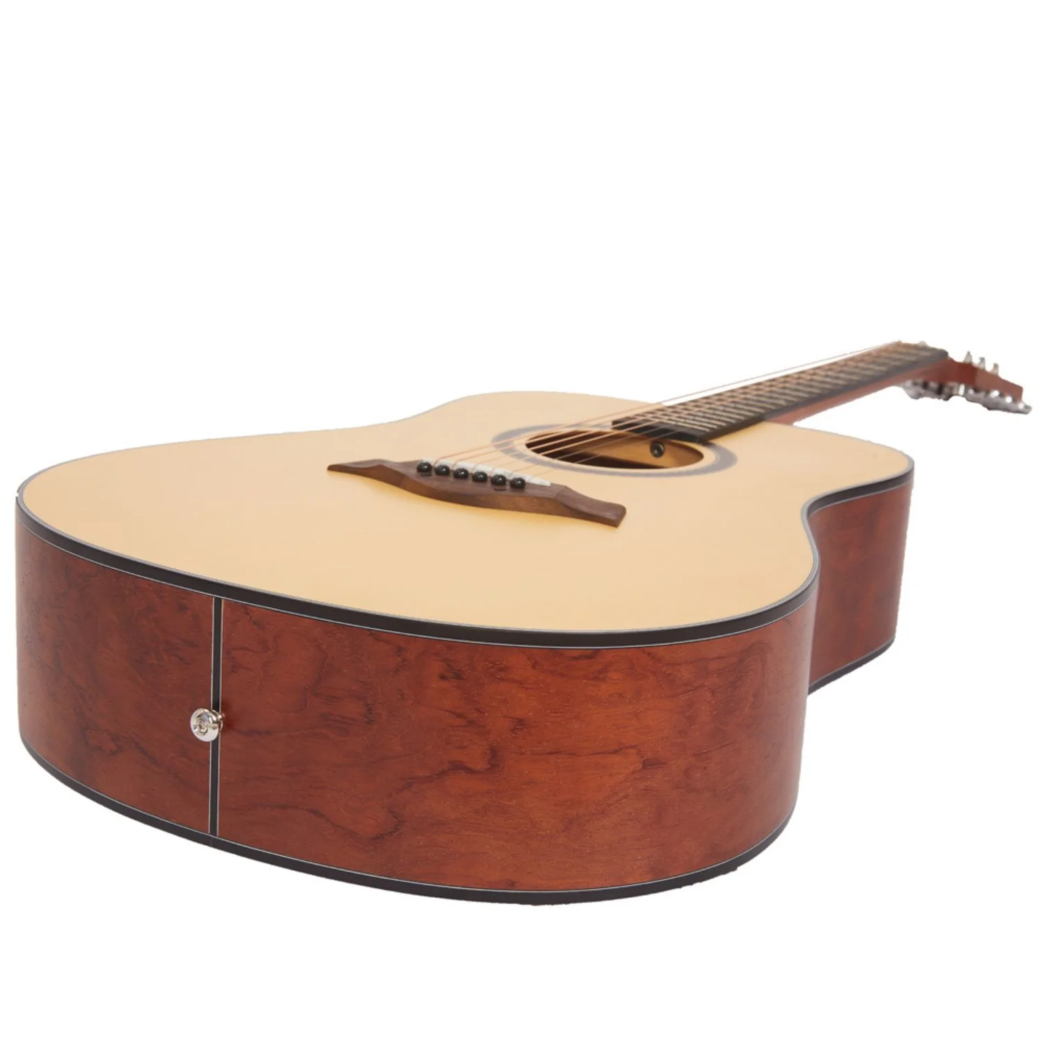 Vault DA25 41" Dreadnought Acoustic Guitar - Natural - Open Box - Image 7