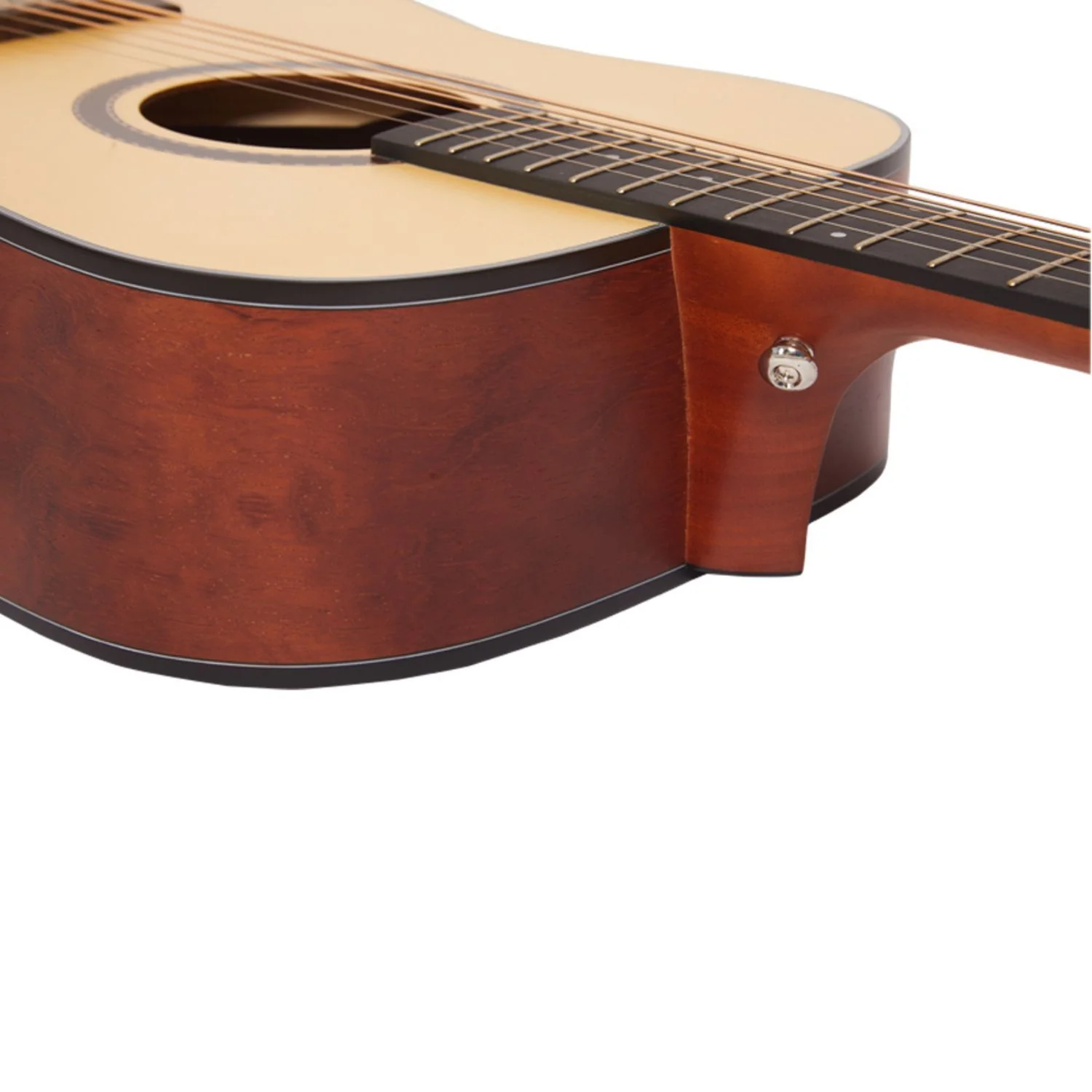 Vault DA25 41" Dreadnought Acoustic Guitar - Natural - Open Box - Image 8