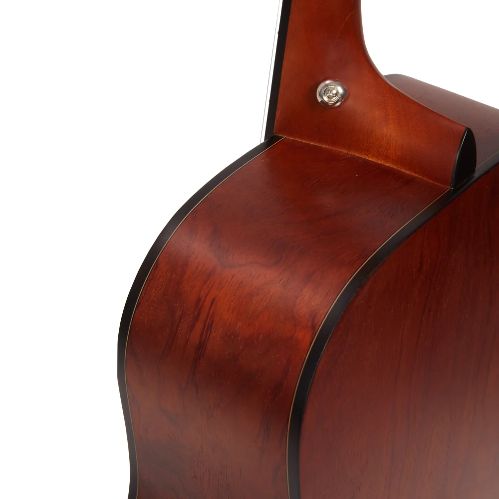 Vault DA25CE Dreadnought Shape Electro- Acoustic Guitar with Bubinga Back and Sides - Open Box - Image 6