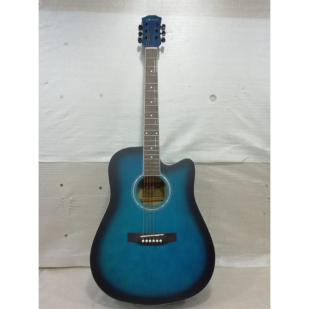 Vault EA10 40inch Medium Cutaway Acoustic Guitar- Blue Burst - Open Box B Stock