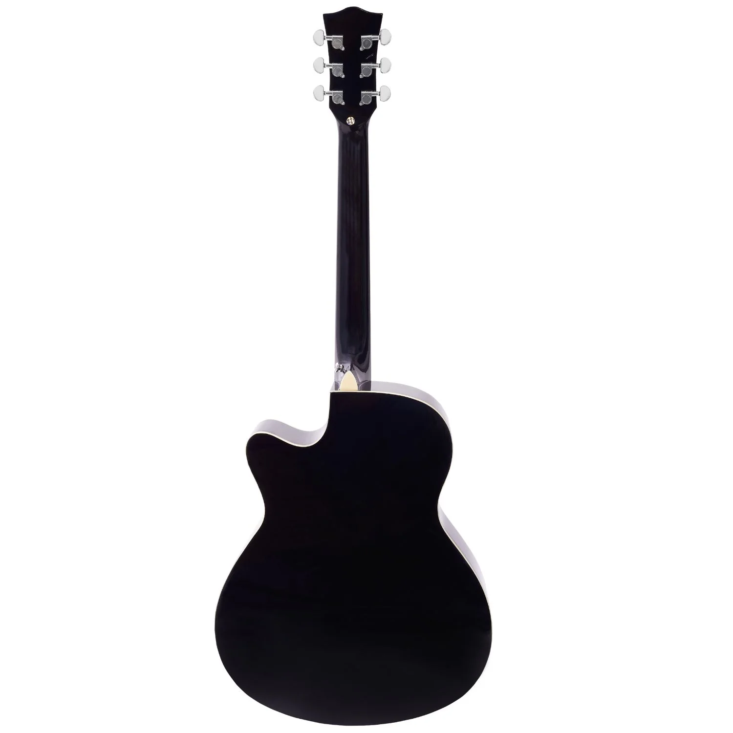 Vault EA20 Guitar Kit with Learn to Play Ebook, Bag, Strings, Straps, Picks, String winder & Polishing Cloth - 40 inch Cutaway Acoustic Guitar - Image 20
