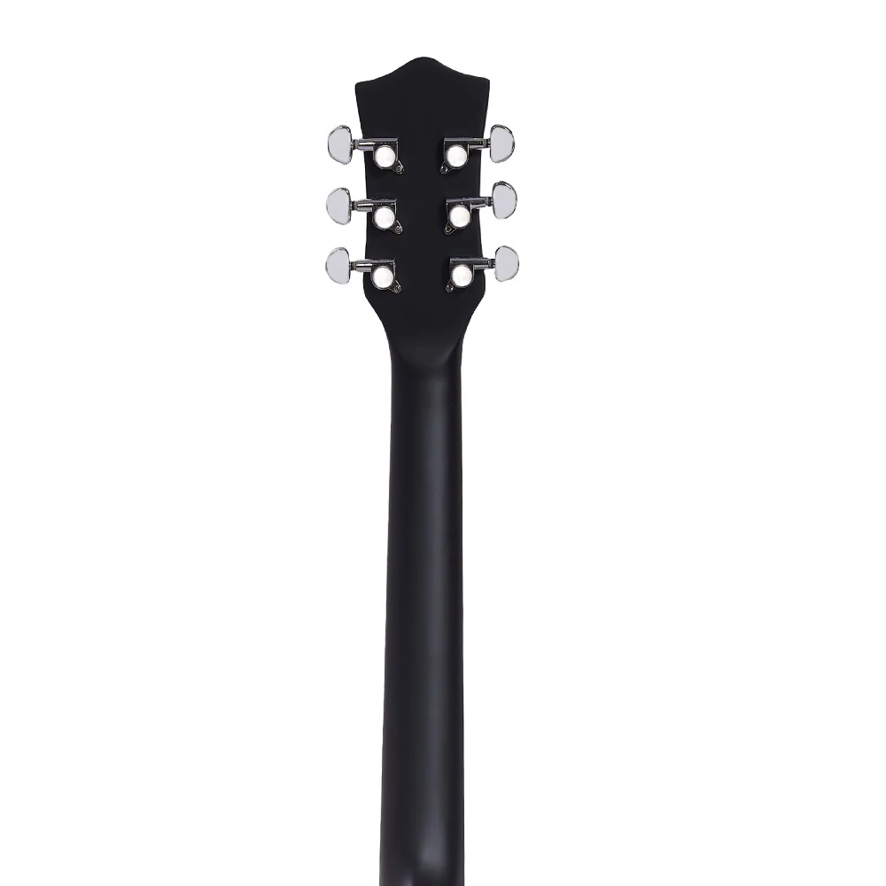 Vault EA20 Guitar Kit with Learn to Play Ebook, Bag, Strings, Straps, Picks, String winder & Polishing Cloth - 40 inch Cutaway Acoustic Guitar - Image 70