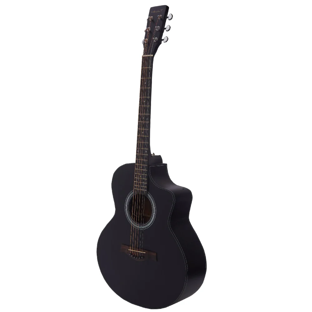 Vault EA40 41 inch Premium Solid Spruce-Top Cutaway Acoustic Guitar - Image 32