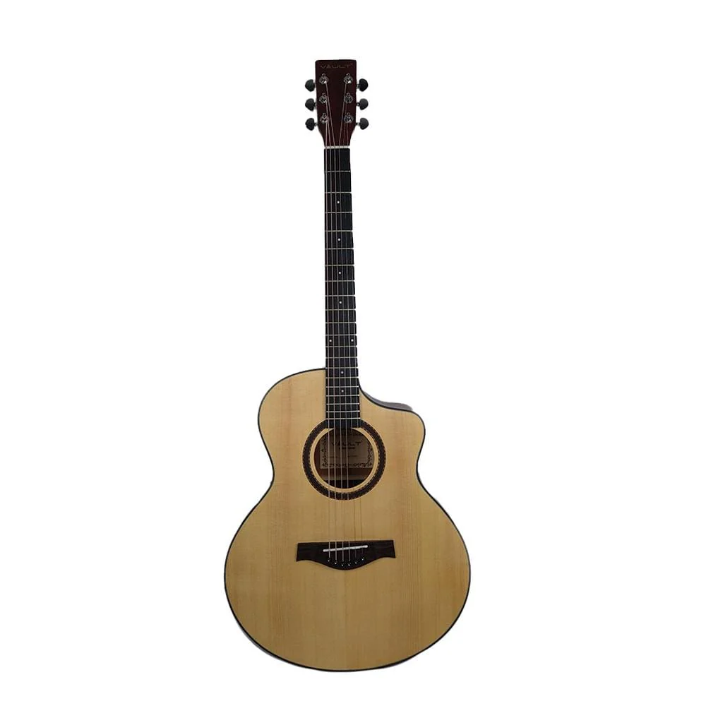 Vault EA40CE 41 inch Premium Spruce-Top Cutaway Electro Acoustic Guitar - Open Box