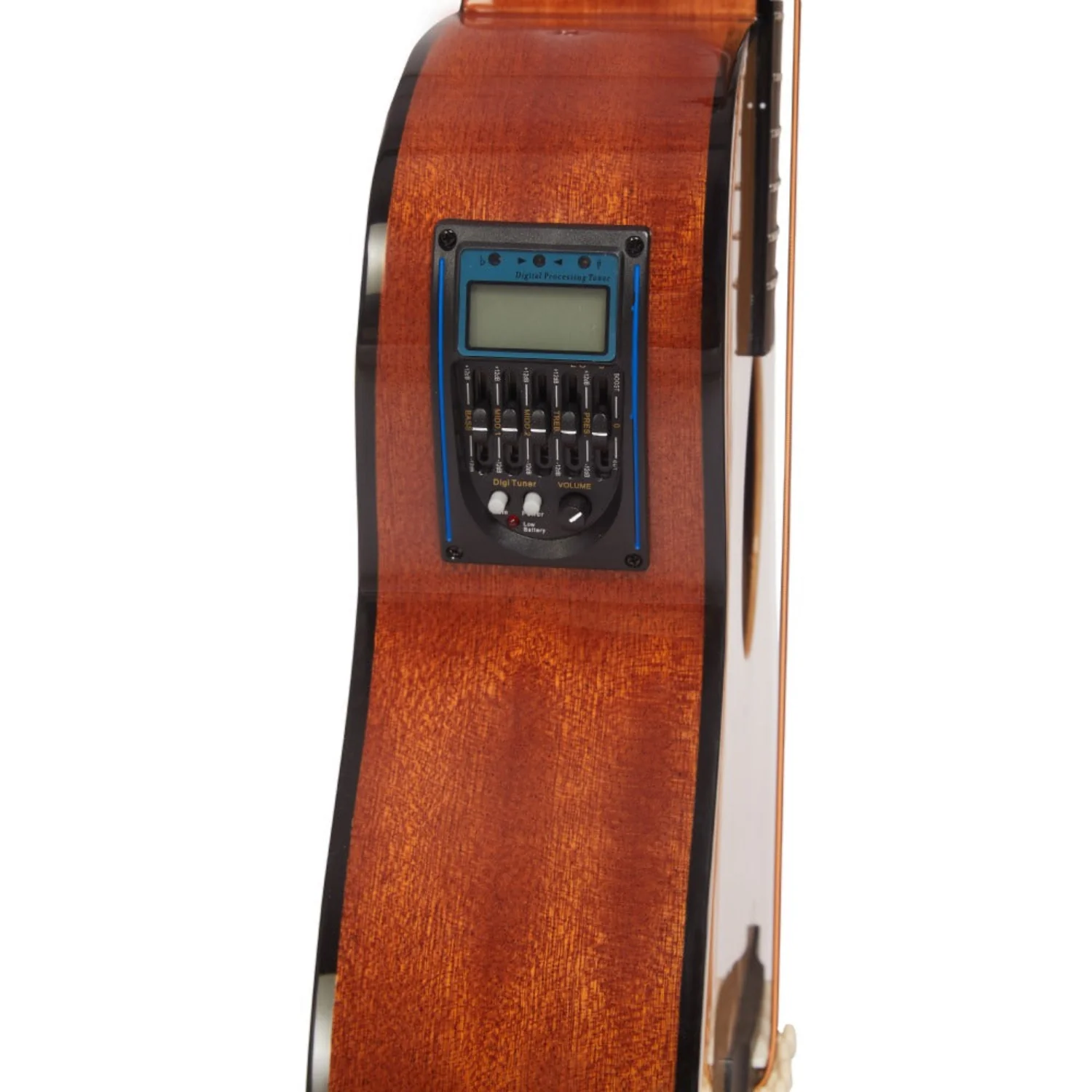 Vault EB40CE 4 String Solid-Top Acoustic Bass Guitar With EQ and Padded Gigbag - 34" Long Scale Length  - Open Box - Image 19