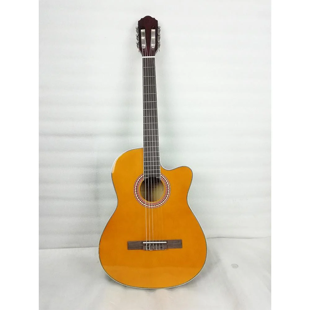 Vault EC39CE 39 inch Classical Guitar with Pickup - Natural - Open Box B Stock - Image 5