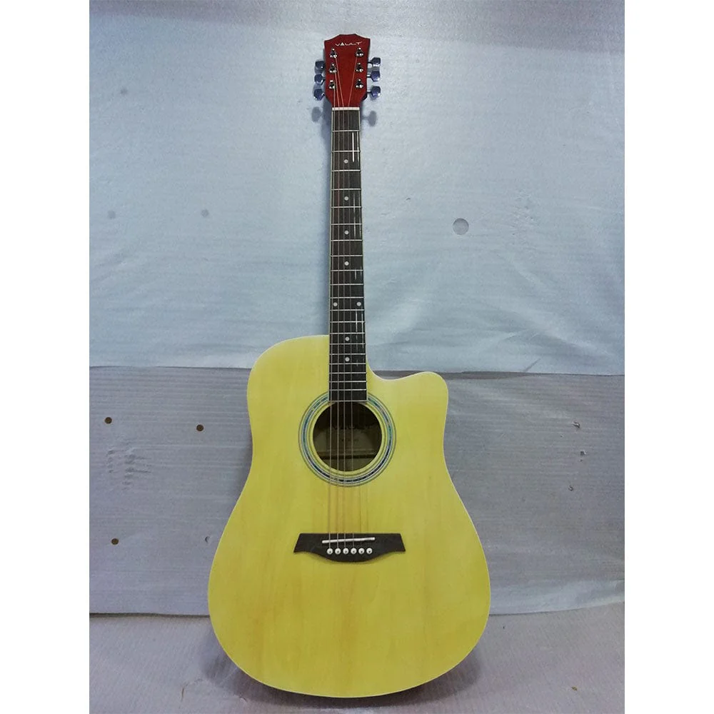 Vault ED-10C 41 inch Cutaway Acoustic Guitar - Natural - Open Box B Stock - Image 17