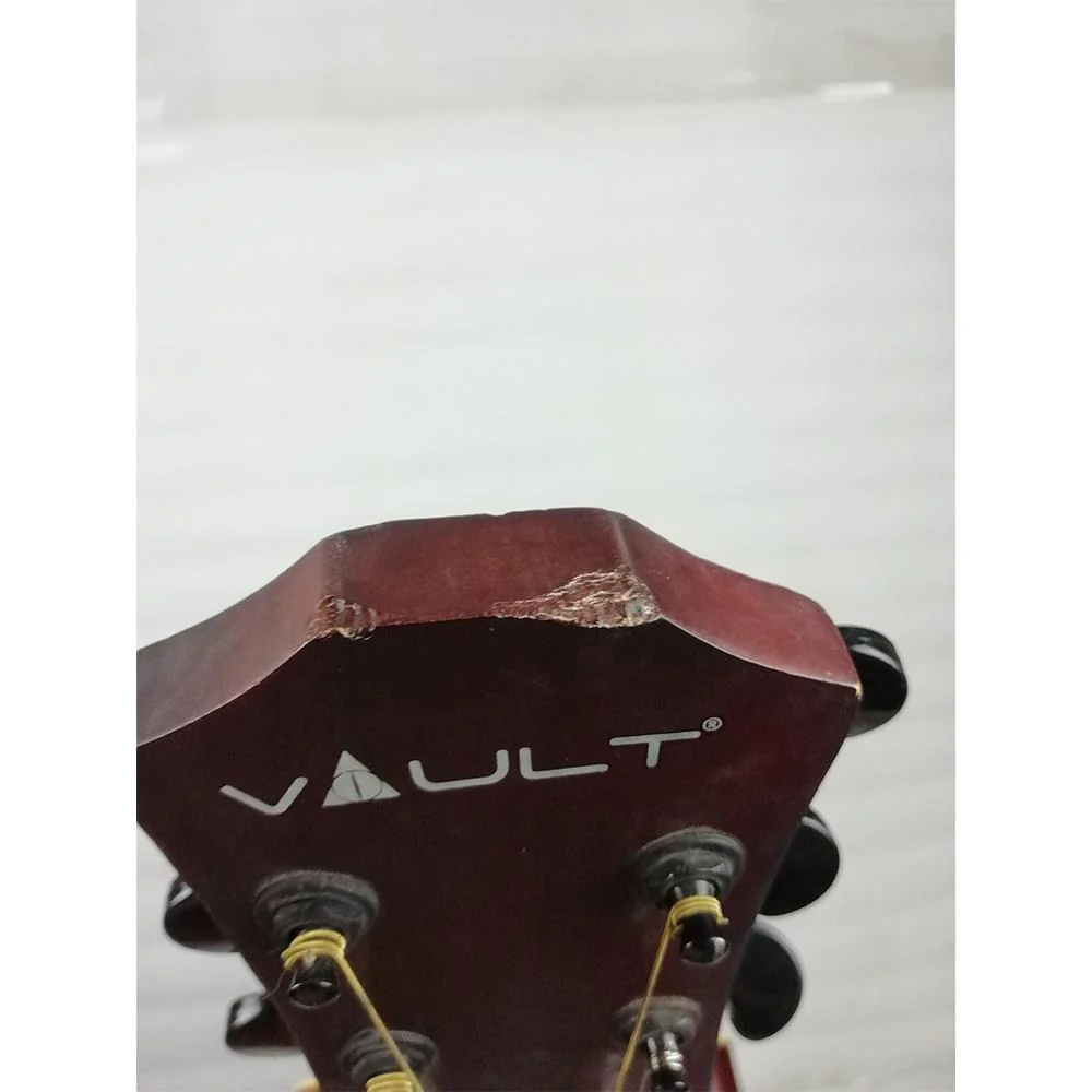 Vault ED-10CE 41 inch Cutaway Electro Acoustic Guitar - Natural - Open Box B Stock - Image 14
