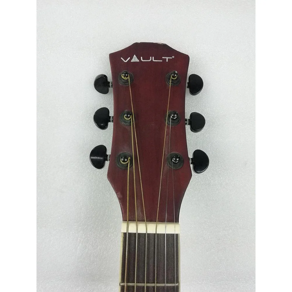 Vault ED-10CE 41 inch Cutaway Electro Acoustic Guitar - Natural - Open Box B Stock - Image 16