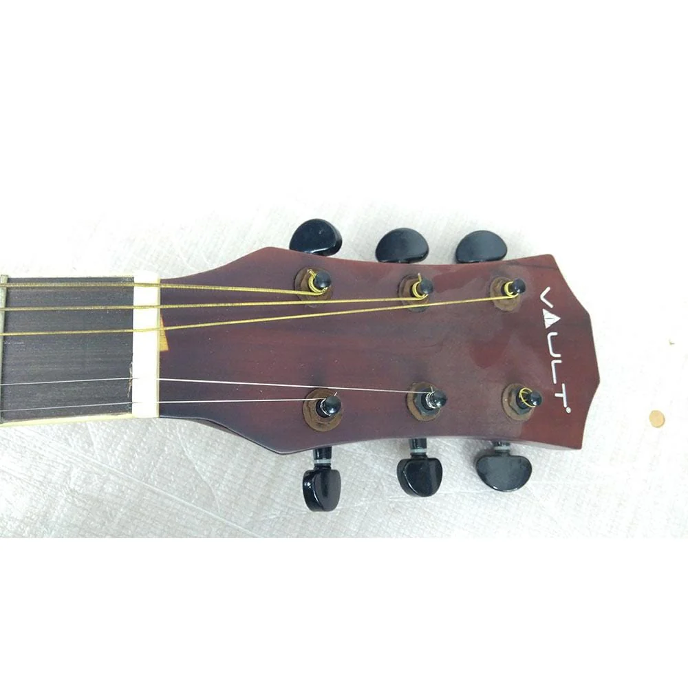 Vault ED-10CE 41 inch Cutaway Electro Acoustic Guitar - Natural - Open Box B Stock - Image 25