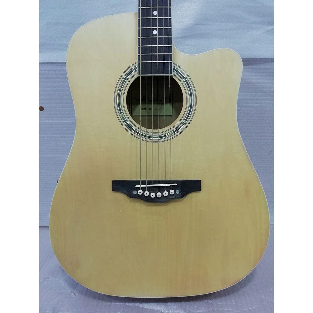 Vault ED-10CE 41 inch Cutaway Electro Acoustic Guitar - Natural - Open Box B Stock - Image 29
