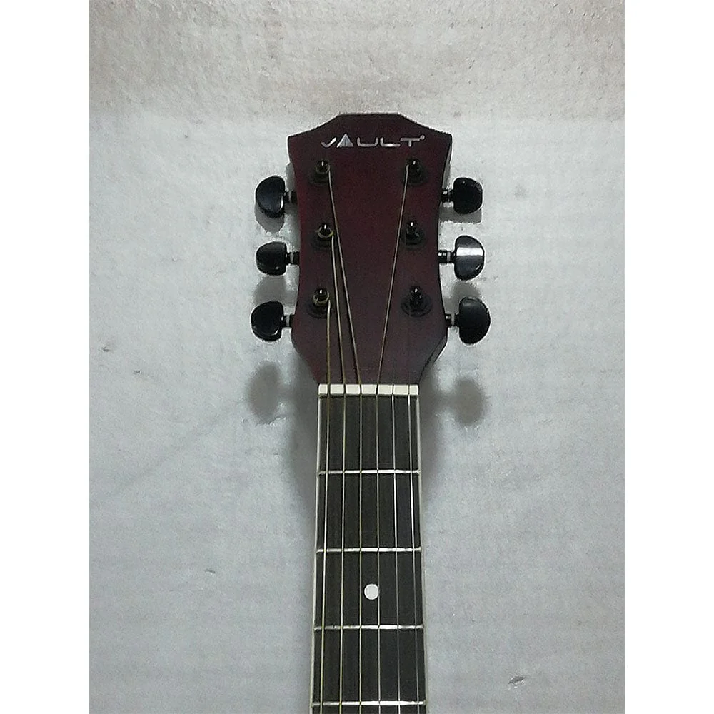 Vault ED-10CE 41 inch Cutaway Electro Acoustic Guitar - Natural - Open Box B Stock - Image 30
