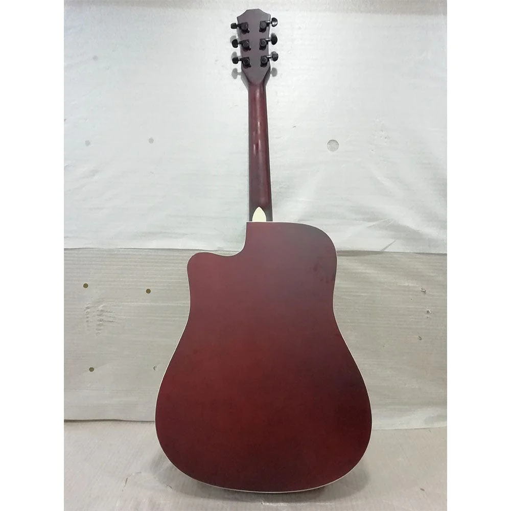 Vault ED-10CE 41 inch Cutaway Electro Acoustic Guitar - Natural - Open Box B Stock - Image 32