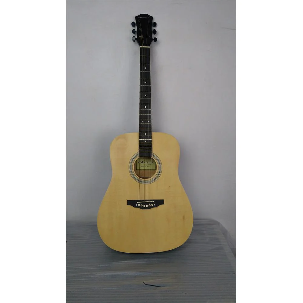 Vault ED-10D 41 inch Dreadnought Acoustic Guitar - Natural - Open Box B Stock - Image 4