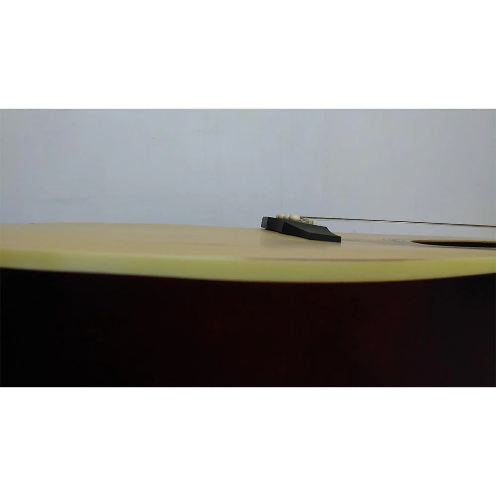 Vault ED-10D 41 inch Dreadnought Acoustic Guitar - Natural - Open Box B Stock - Image 6