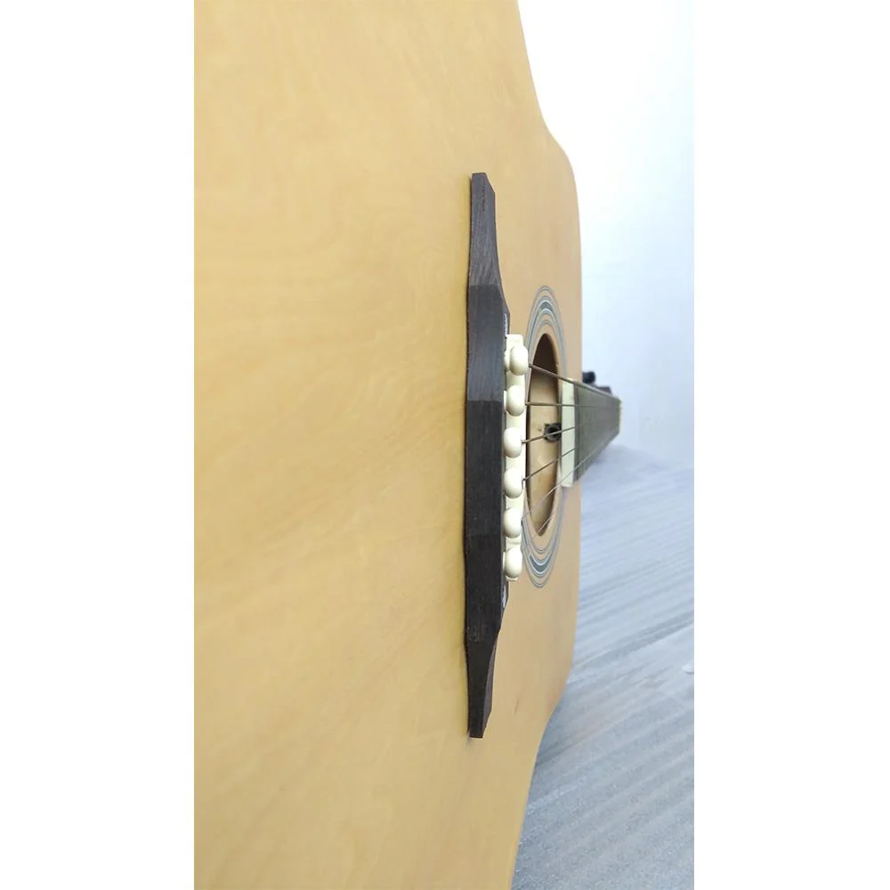Vault ED-10D 41 inch Dreadnought Acoustic Guitar - Natural - Open Box B Stock - Image 9