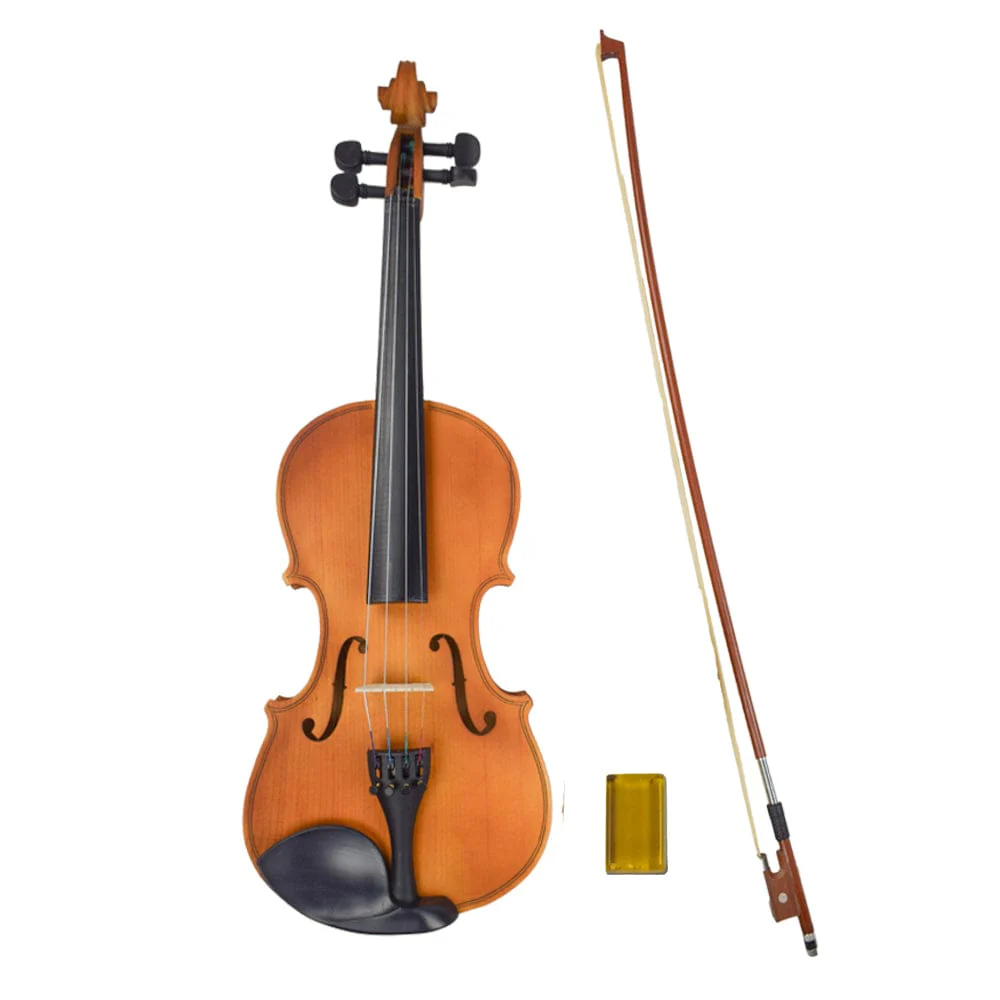 Vault Enorm Solid Spruce Top 4/4 Violin with Bow, Rosin & Case (Outfit) - Image 8