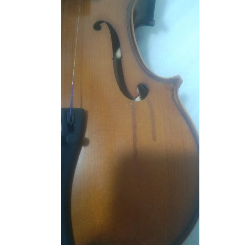 Vault Enorm Solid Spruce Top 4/4 Violin with Bow, Rosin & Case (Outfit) - Open Box B Stock - Image 2