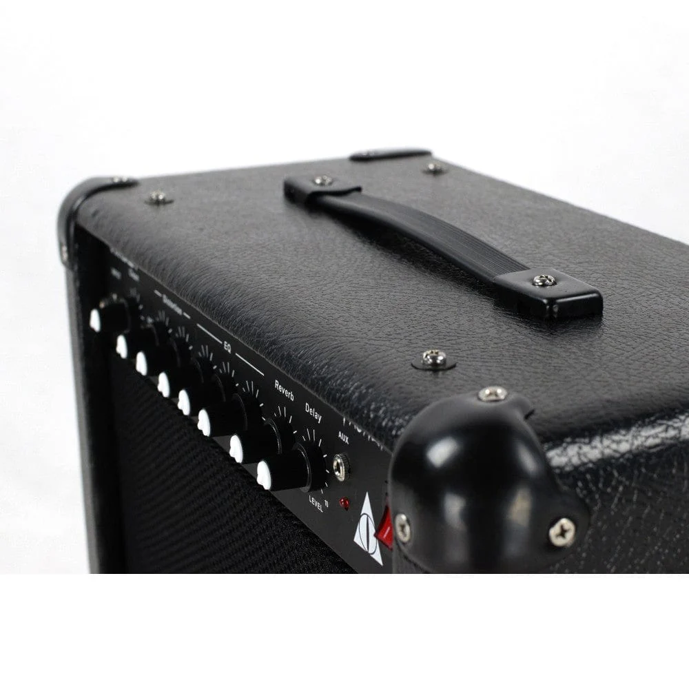 Vault Frenzy 20 Watt Combo Guitar Amplifier with Analog Distortion, Reverb & Delay All Playable Together - Image 12
