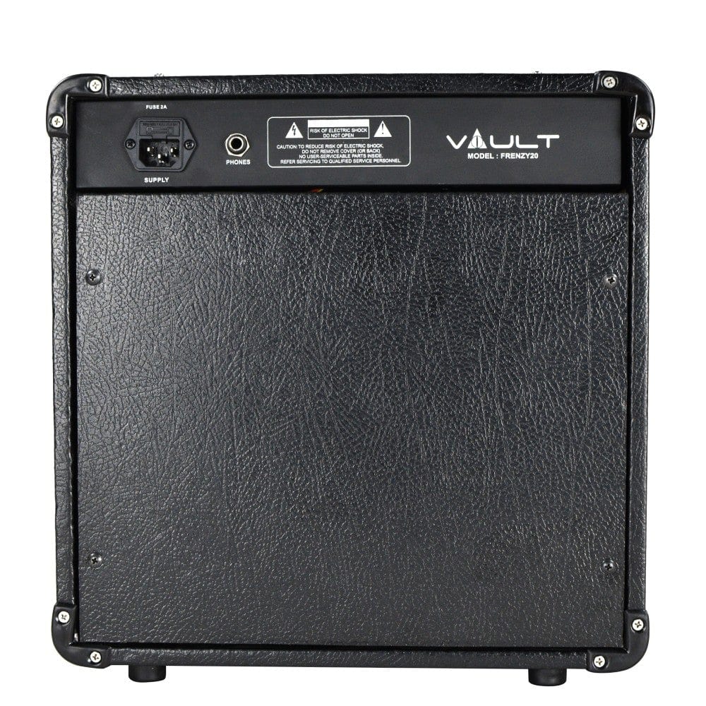 Vault Frenzy 20 Watt Combo Guitar Amplifier with Analog Distortion, Reverb & Delay All Playable Together - Open Box - Image 7