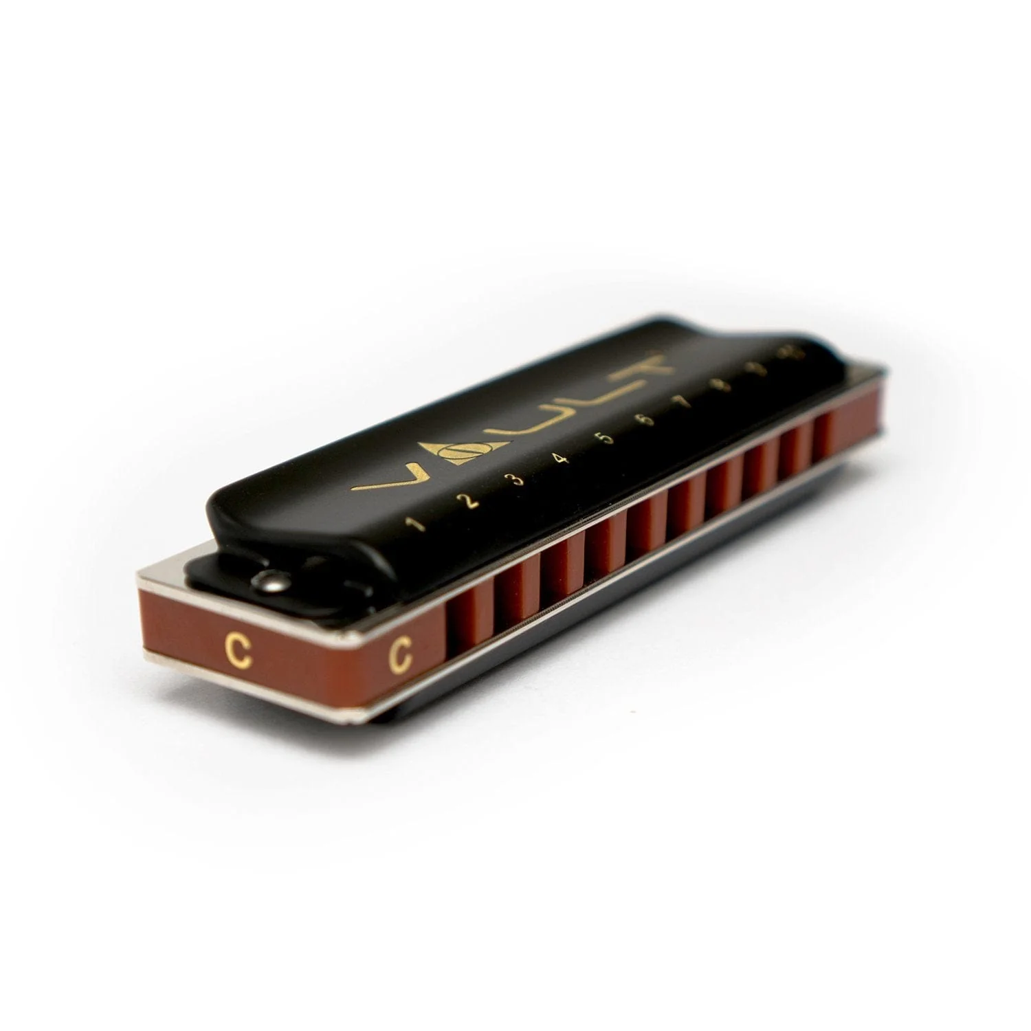 Vault HA1100 Key of C 10-Hole Harmonica - Image 3