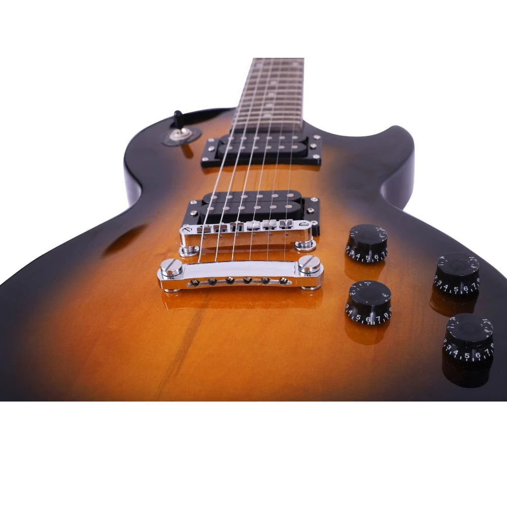 Vault LP1 Les Paul Style Electric Guitar with Vault Play True Wireless Earbuds - Image 40