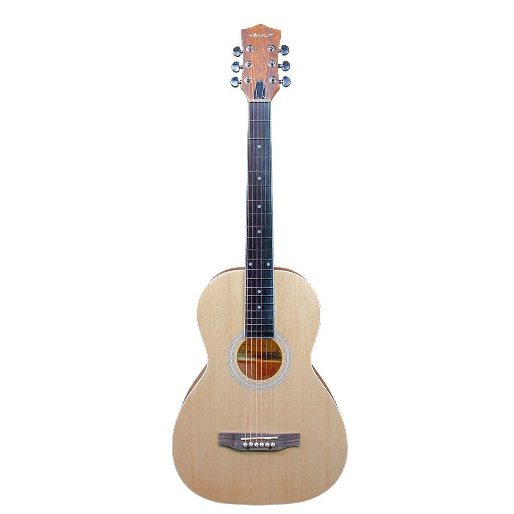 Vault PA36 Parlor Body Compact Acoustic Guitar with Standard Scale Length - Image 9