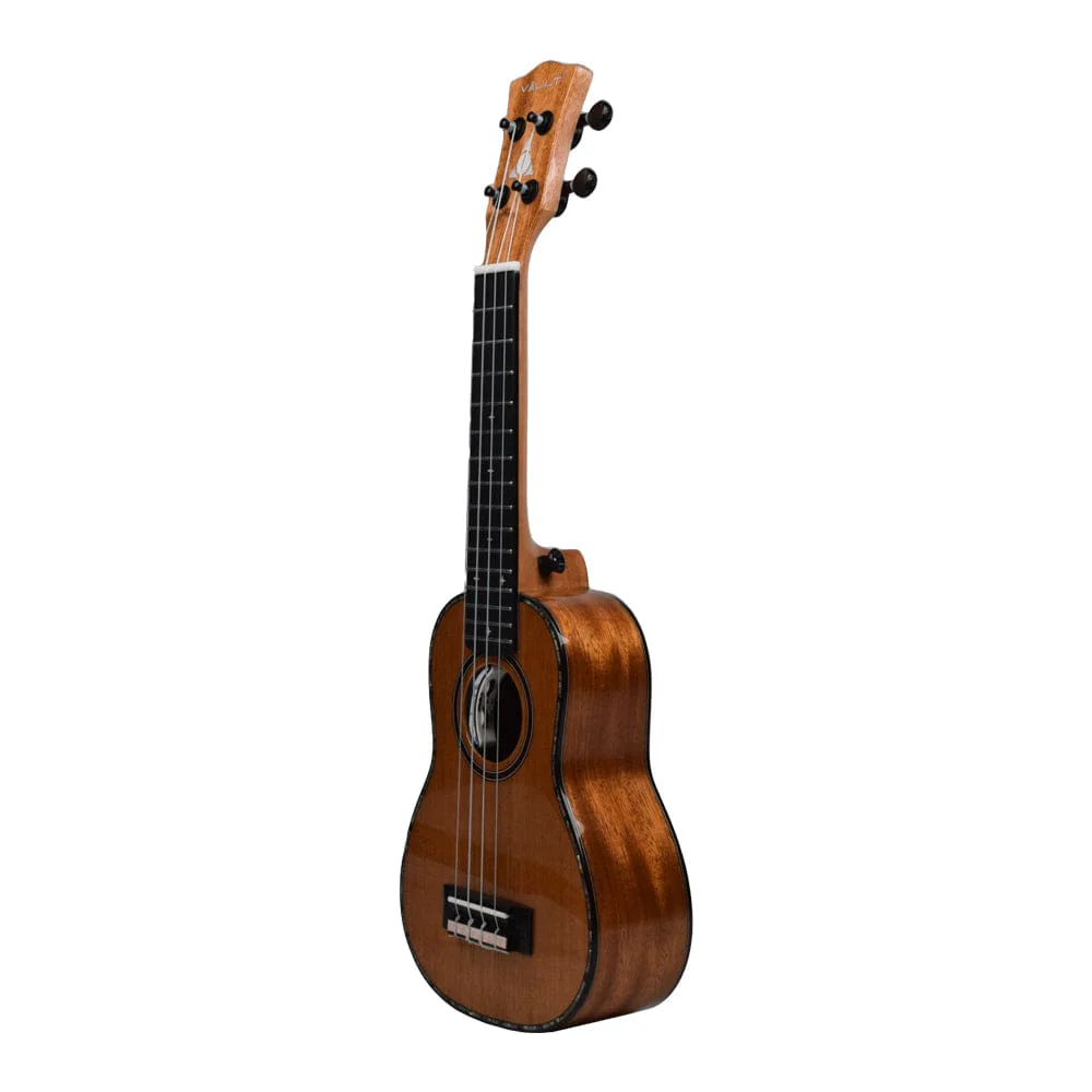 Vault Performer Pro 21" All Solid Mahogany Premium Soprano Ukulele With EQ & Gigbag - Image 4