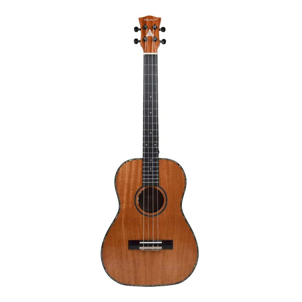 Vault Performer Pro 30" All Solid Mahogany Premium Baritone Ukulele with EQ - Open Box - Image 2