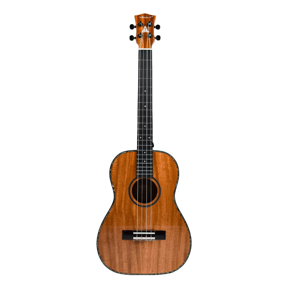 Vault Performer Pro 30" All Solid Mahogany Premium Baritone Ukulele - Open Box - Image 2