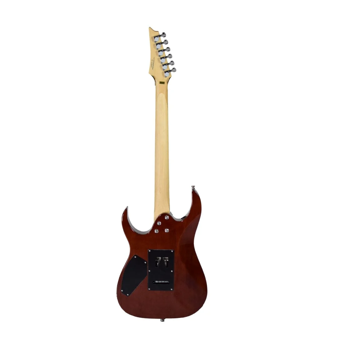 Vault Performer Pro RG 6 String Electric Guitar - High Gloss Solid Mahogany - Open Box - Image 3