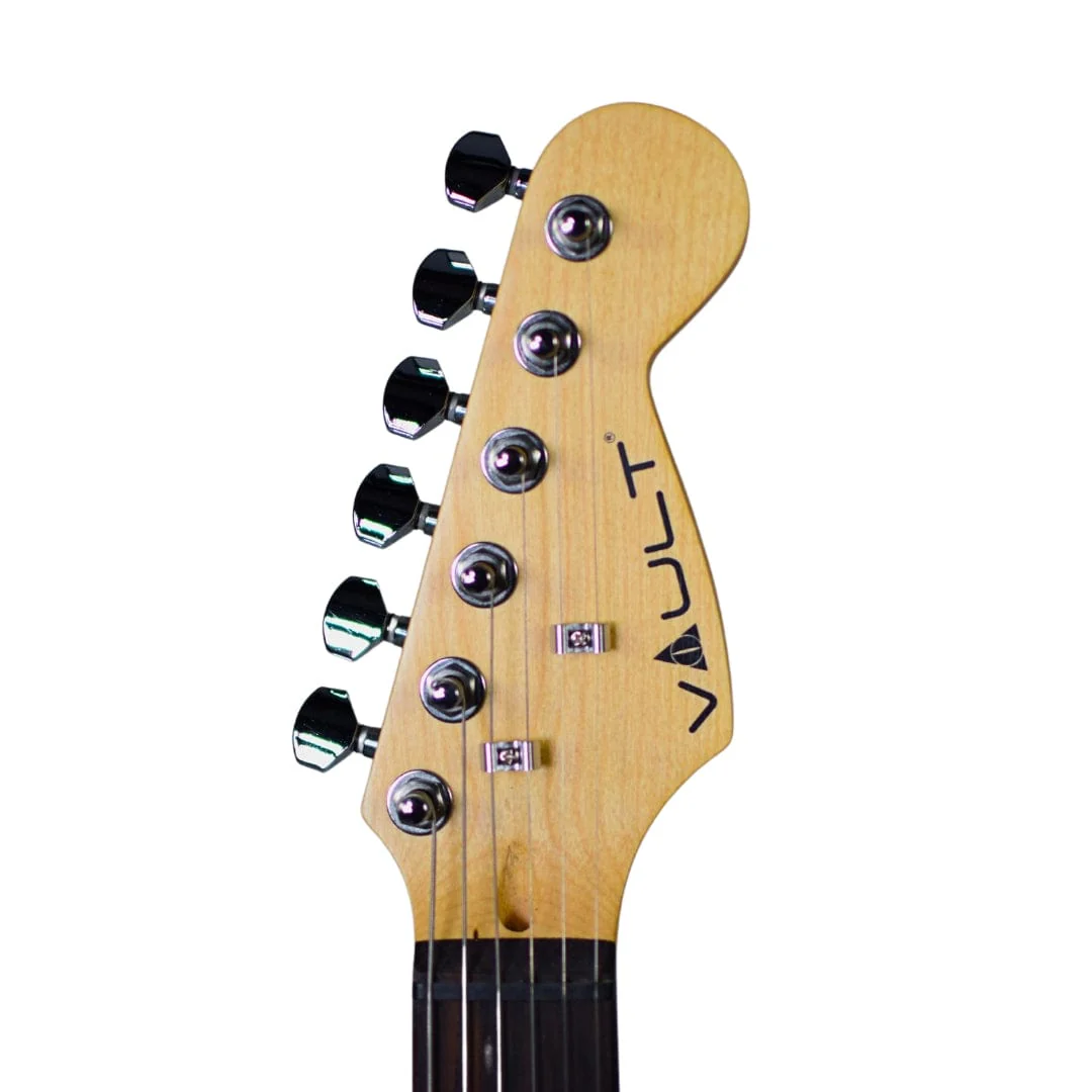 Vault Performer Pro ST 6 String Solid Mahogany Electric Guitar - Open Box - Image 8