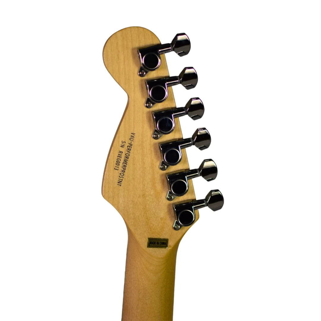 Vault Performer Pro ST 6 String Solid Mahogany Electric Guitar - Open Box - Image 9