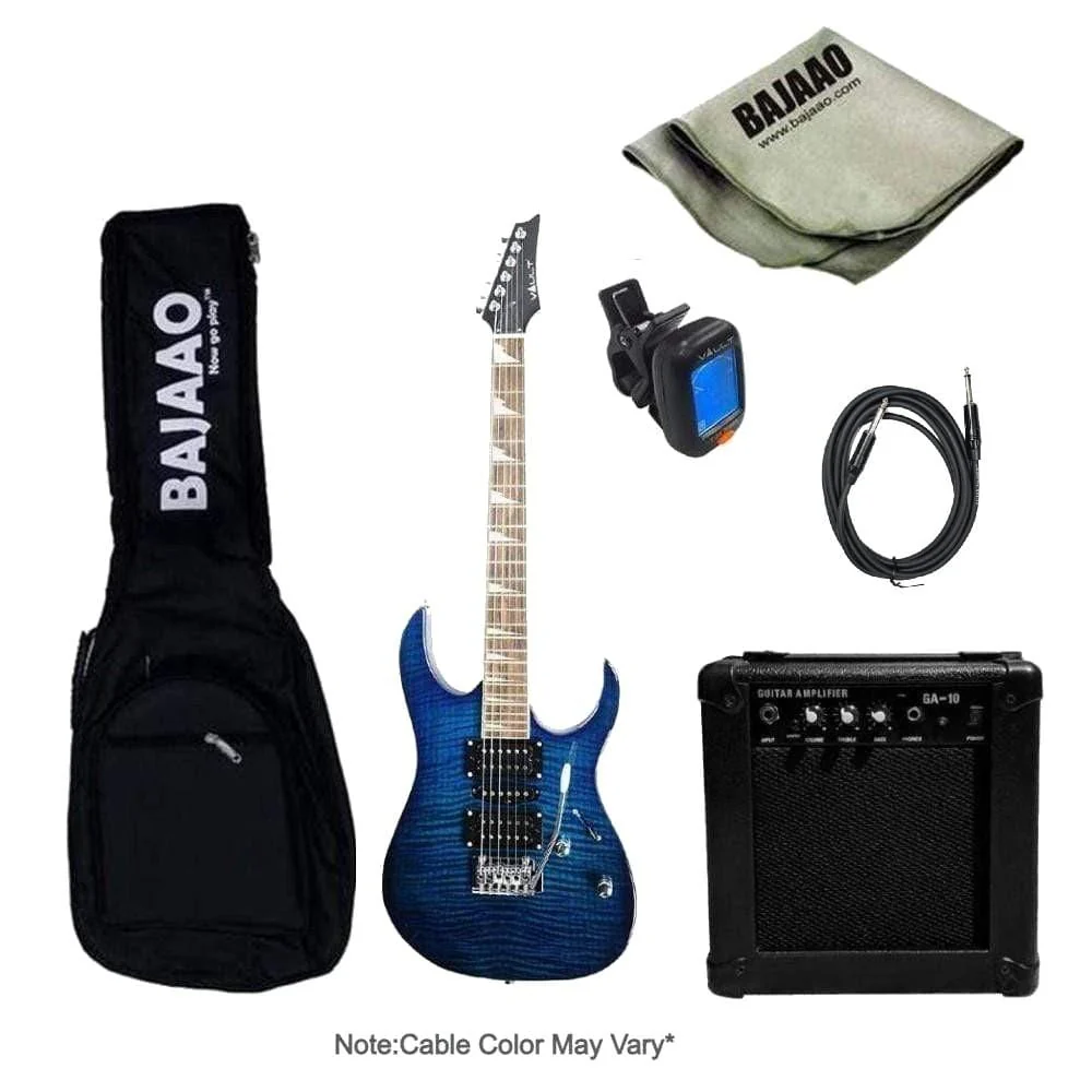 Vault RG1 Soloist Premium Electric Guitar with Gigbag, Amplifier, Tuner, Cable, Polishing Cloth & Ebook - Image 9