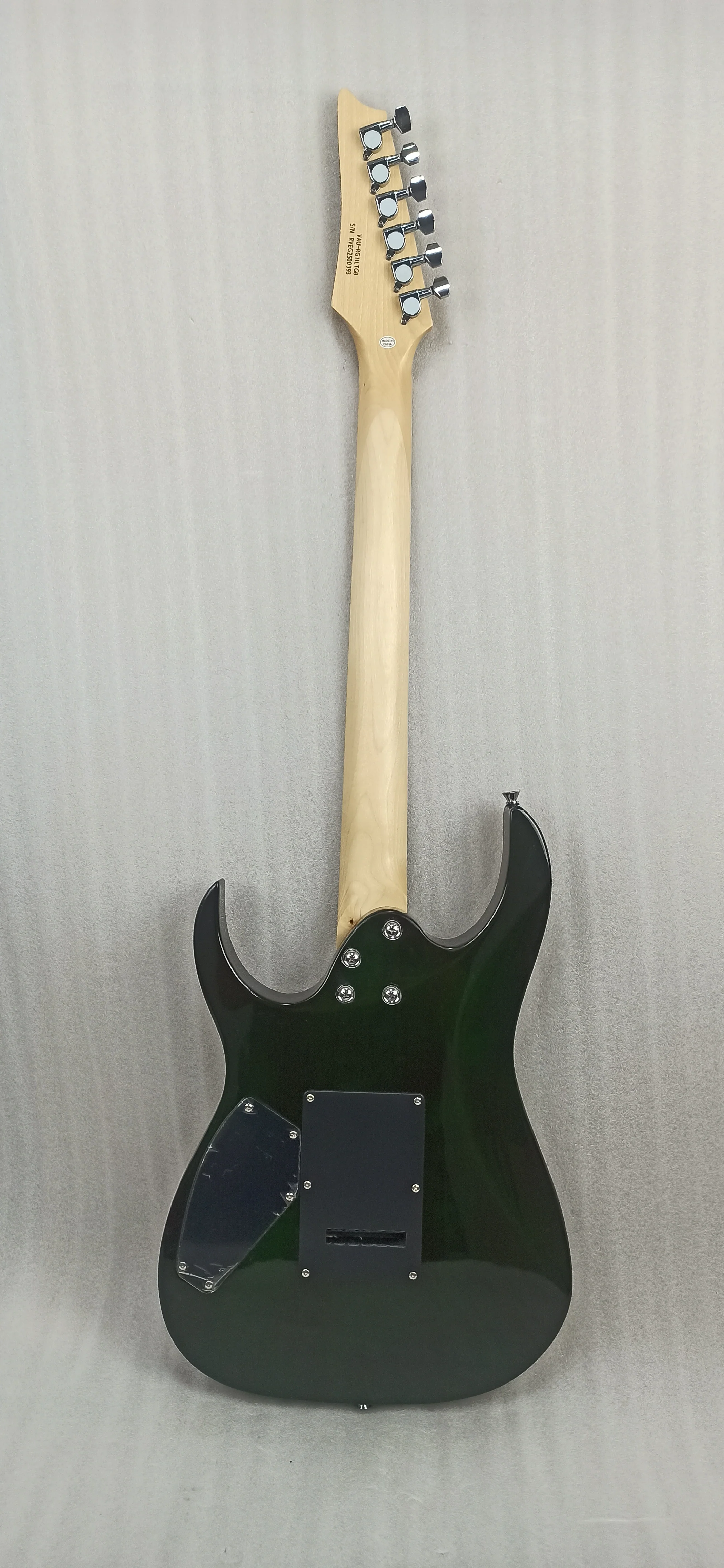 Vault RG1 Soloist Premium Electric Guitar - Transparent Green Burst - Open Box B Stock - Image 28